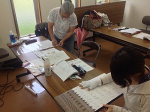 要約筆記者養成講座　手書き　準備