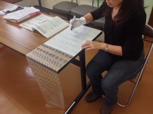 要約筆記者養成講座　手書き　準備２